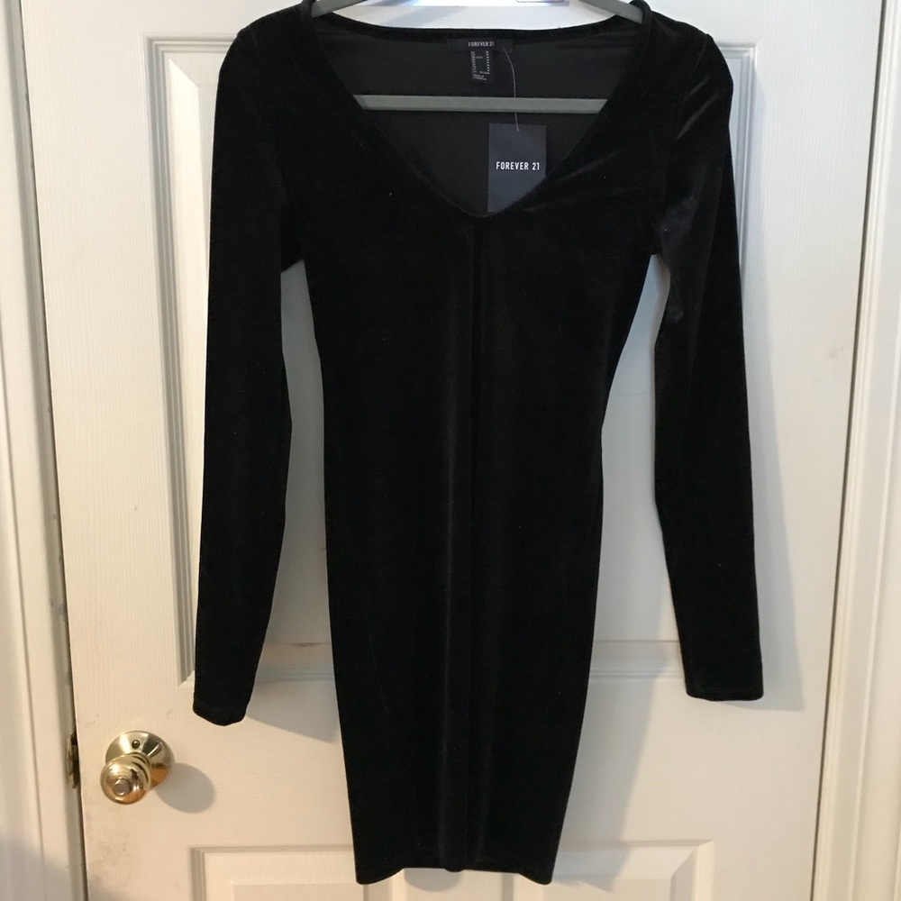 Black Velvet Dress